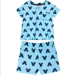 NWT Girl's Disney Mickey Mouse 2 Piece Pajama Set Size 3T, 4T, 5